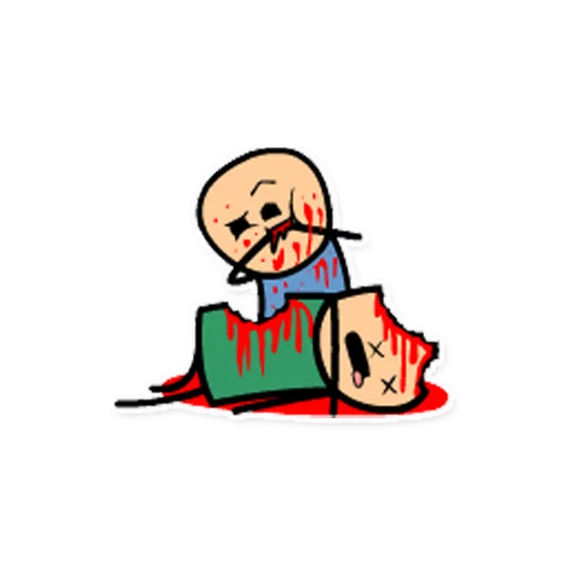 Cyanide and Happiness stiker 😖