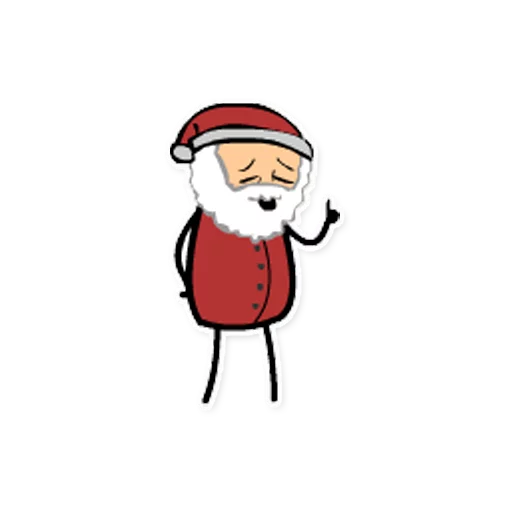 Cyanide and Happiness sticker 🎅