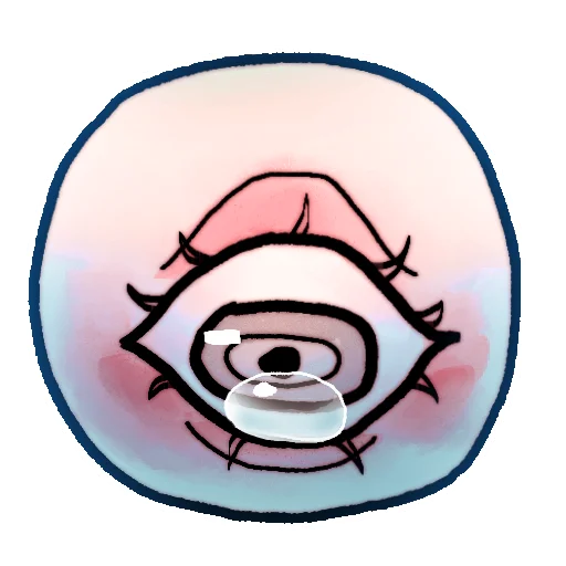 Telegram Sticker «Eye guy» 😥