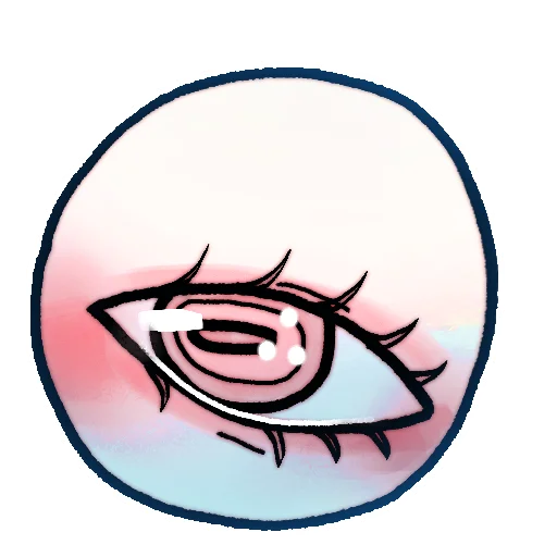 Telegram Sticker «Eye guy» 😙