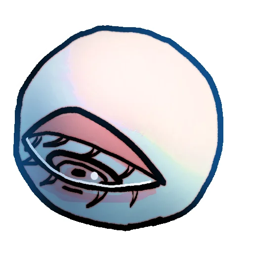 Стикер Telegram «Eye guy» 😞