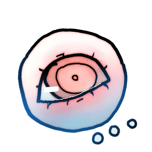 Telegram stiker «Eye guy» 👂