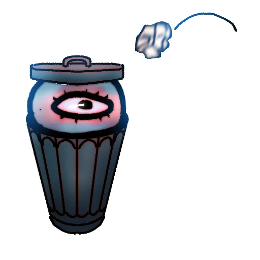 Telegram stiker «Eye guy 2» 🗑