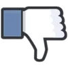 Facebook Likes  emoji 👎