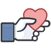 Facebook Likes  emoji ❤️