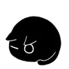 Black cat emoji 😶