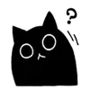 Black cat emoji ❓