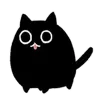 Black cat emoji 😳