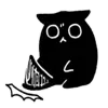 Black cat emoji 😒
