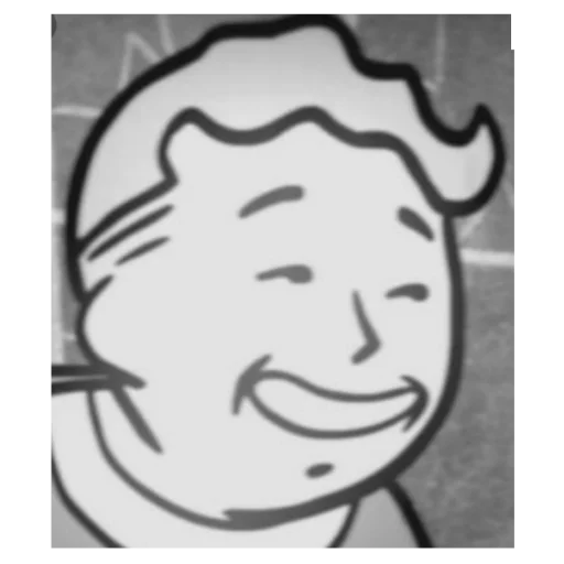 Telegram Sticker «Fallout Vault Boy» 😏