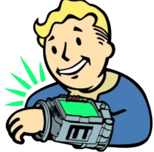 Fallout Vault Boy stiker 📱