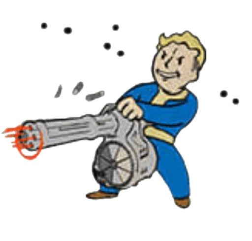 Fallout Vault Boy sticker 🚛
