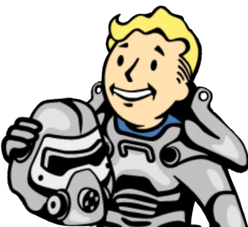 Fallout Vault Boy sticker 🚜