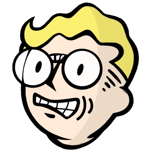 Telegram stiker «Fallout C.H.A.T.» 😬