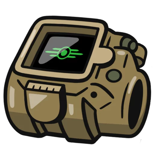 Telegram stiker «Fallout C.H.A.T.» ?