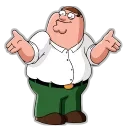 Емодзі Family Guy 🤷‍♂️