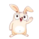 Fantik Easter Rabbit emoji 👋