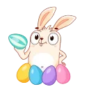 Эмодзи Fantik Easter Rabbit 🥚