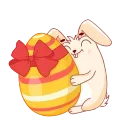 Емодзі Fantik Easter Rabbit 🥚