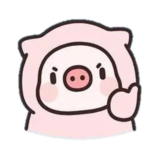 Telegram stiker «Pig» 👍
