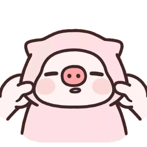 Telegram stiker «Pig» 🤜