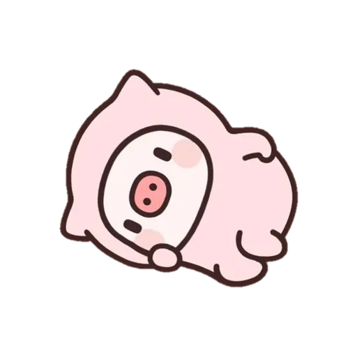 Telegram stiker «Pig» 😩