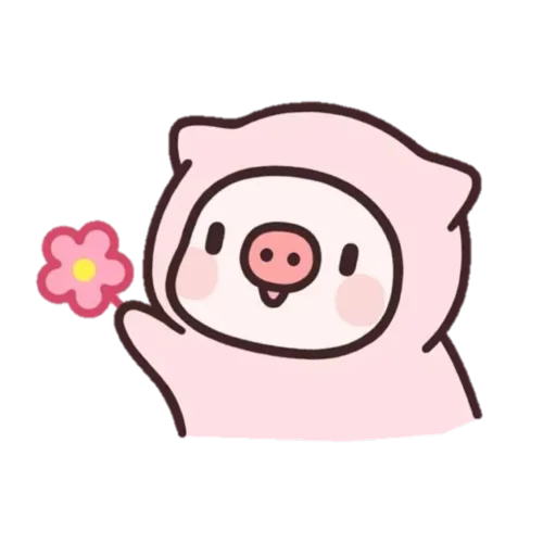 Стікер Telegram «Pig» 🐷