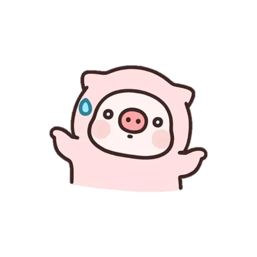 Telegram Sticker «Pig» 🤷