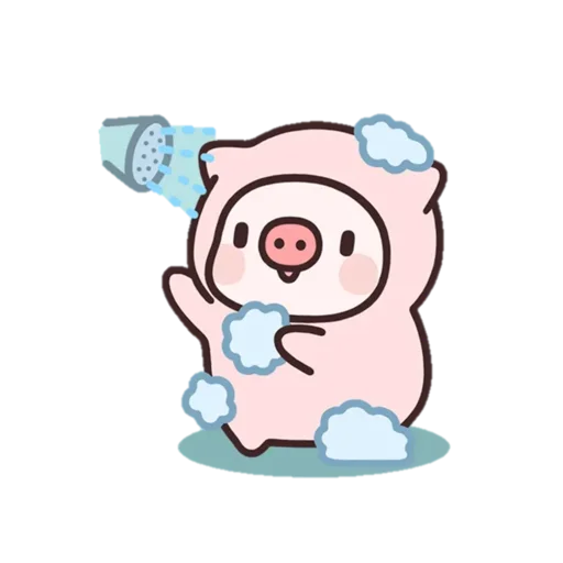 Telegram Sticker «Pig» 🚿