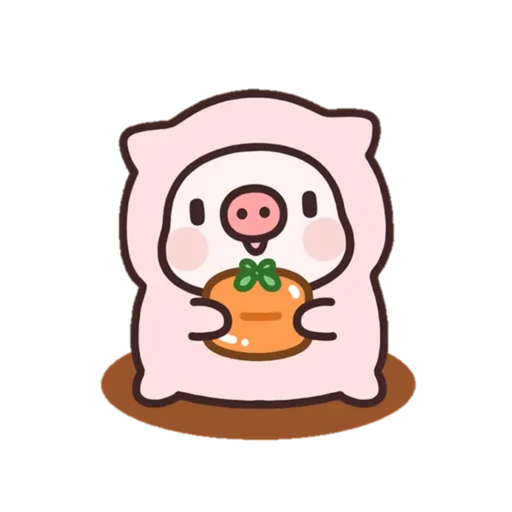 Pig sticker 🍊