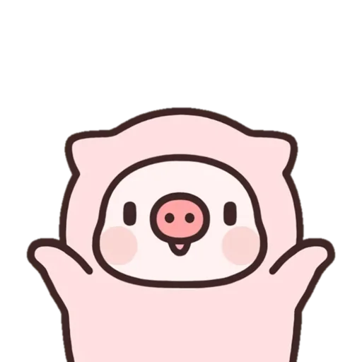 Telegram stiker «Pig» 🤷‍♀️