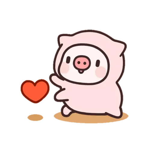 Pig emoji ♥️