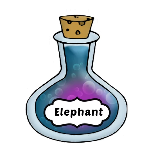 Faust's TF Potions sticker 🐘