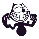 Felix the CAT emoji 💪