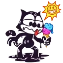 Felix the CAT emoji 🥵