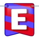 Эмодзи телеграм Festive Flags Emoji