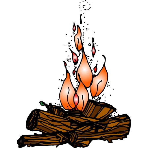 Fire and Flames stiker 🔥