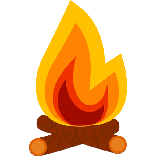 Стикер Telegram «Fire and Flames » 🔥