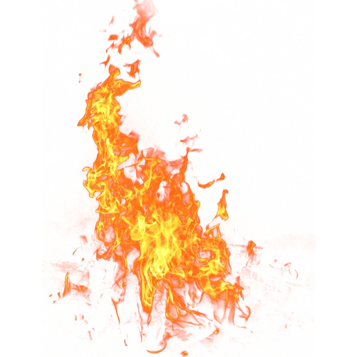 Стікер Telegram «Fire and Flames» 🔥