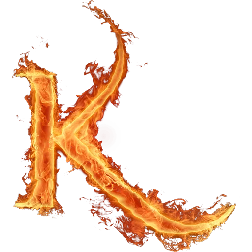 Telegram stiker «Fire and Flames» 🔤