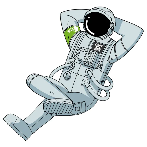 Telegram Sticker «FirstVDS - космос, хостинг и котики🐈» 🤤