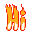 Little Flame emoji 👋