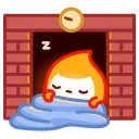Little Flame emoji 😴
