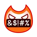 Flame emoji 🤬