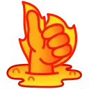 Flame  sticker 👍