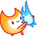 Flame emoji 💕