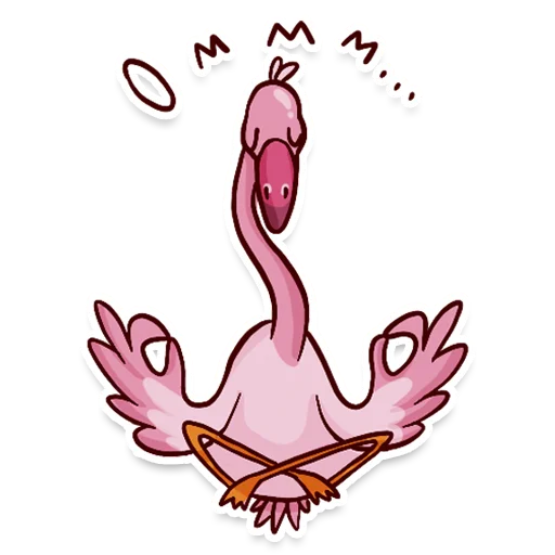 Telegram Sticker «Flamingo» ?