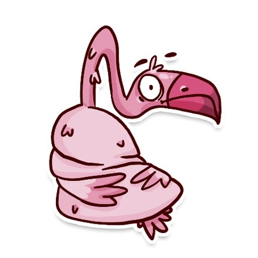 Стикер Telegram «Flamingo» ?