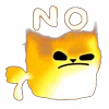 Flamy Cat emoji 👎