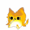Емодзі телеграм Flamy Cat Emoji